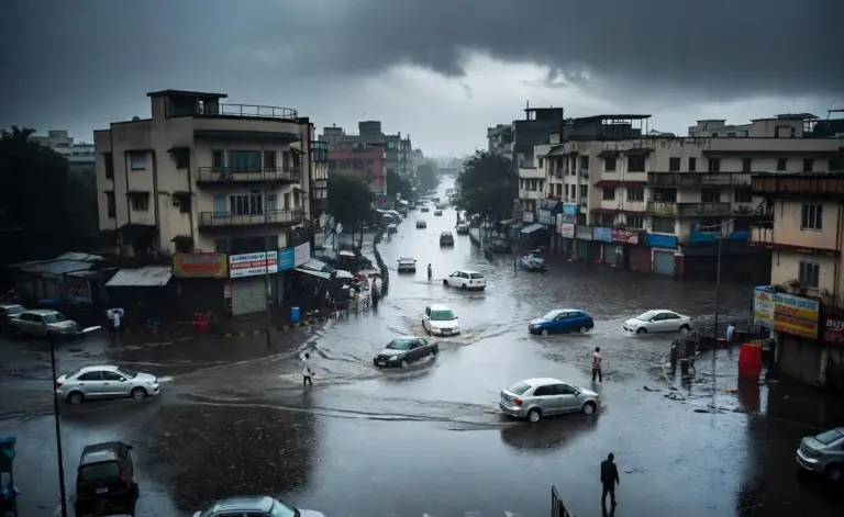Mumbai Rains  અંધેરીમાં મુશળધાર વરસાદ લોખંડવાલા સર્કલ જળમગ્ન, વાહનચાલકોની મુશ્કેલી વધી
