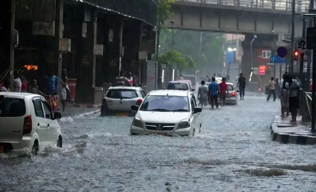 Mumbai Rains મુંબઈમાં મેઘરાજાનું જોર કિંગ્સ સર્કલમાં ઘૂંટણસમા પાણી ભરાતા વાહનવ્યવહારને અસર
