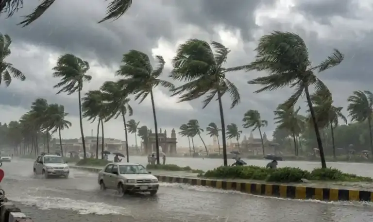 Mumbai Weather Update  મુંબઈગરા સાવધ! વાવાઝોડા અને ભારે વરસાદનું 'યલો એલર્ટ', ૫૦ કિમીની ઝડપે ફૂંકાશે પવન
