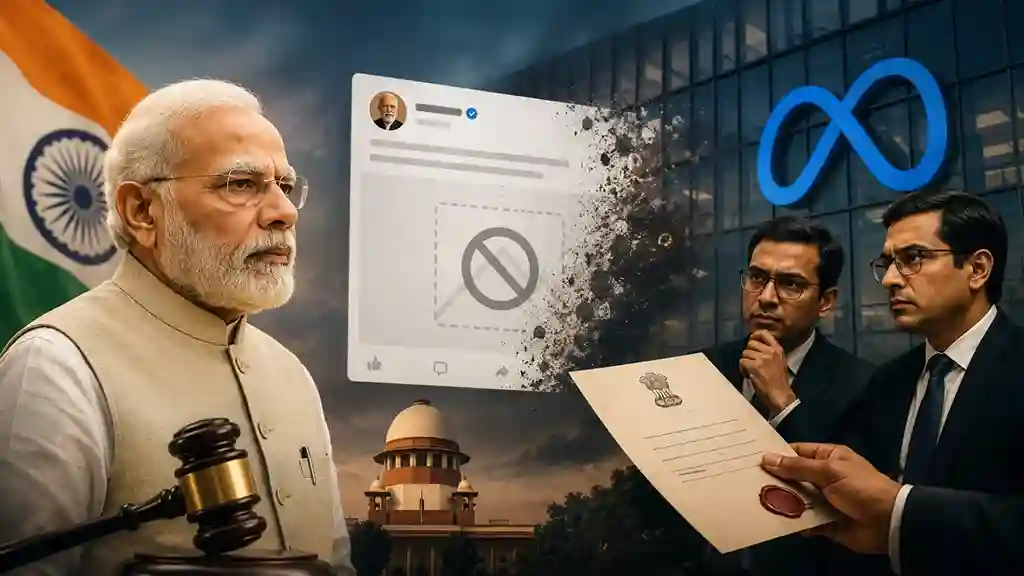 PM Modi Post Meta  પીએમ મોદીની પોસ્ટ ગાયબ થવા પર ‘મેટા’ સામે સકંજો ટેકનિકલ ભૂલ કહીને નહીં છટકી શકો, દિલ્હીનું તેડું મોકલાયું.