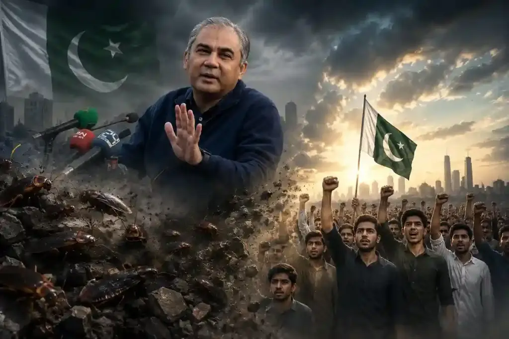 Pakistan cockroach uprising warning પાકિસ્તાનમાં 'કોકરોચ વિદ્રોહ'નો ડર? 'આ કોકરોચ સાથે આવી જાય, તો બધું પલટી શકે છે...'