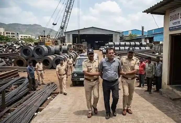 Panvel Steel Trader Arrested ₹૭૦ લાખનું સ્ટીલ પચાવી પાડી ફરાર થયેલો પનવેલનો વેપારી મલાડમાંથી ઝડપાયો, પોલીસે જેલભેગો કર્યો