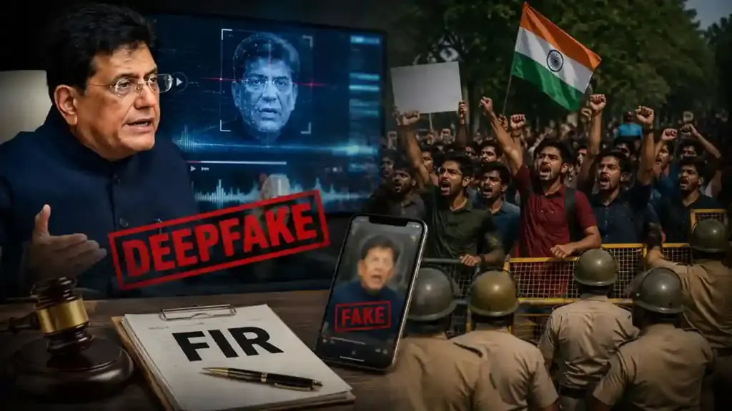 Piyush Goyal Deepfake Video FIR Student Protest કેન્દ્રીય મંત્રી પીયૂષ ગોયલ પણ ડીપફેકનો શિકાર! વિદ્યાર્થી આંદોલન સાથે જોડીને ફેલાવાઈ રહી હતી અફવા