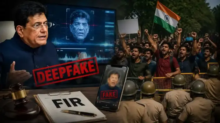 Piyush Goyal Deepfake Video FIR Student Protest  કેન્દ્રીય મંત્રી પીયૂષ ગોયલ પણ ડીપફેકનો શિકાર! વિદ્યાર્થી આંદોલન સાથે જોડીને ફેલાવાઈ રહી હતી અફવા