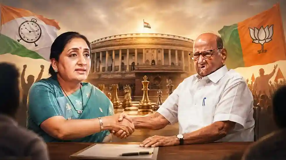 Political Realignment મહારાષ્ટ્રમાં ફરી રાજકીય ભૂકંપના એંધાણ! શરદ પવાર અને NDA વચ્ચે 'સિક્રેટ ડીલ'ની ચર્ચા, ગલીઓમાં ગરમાવો!