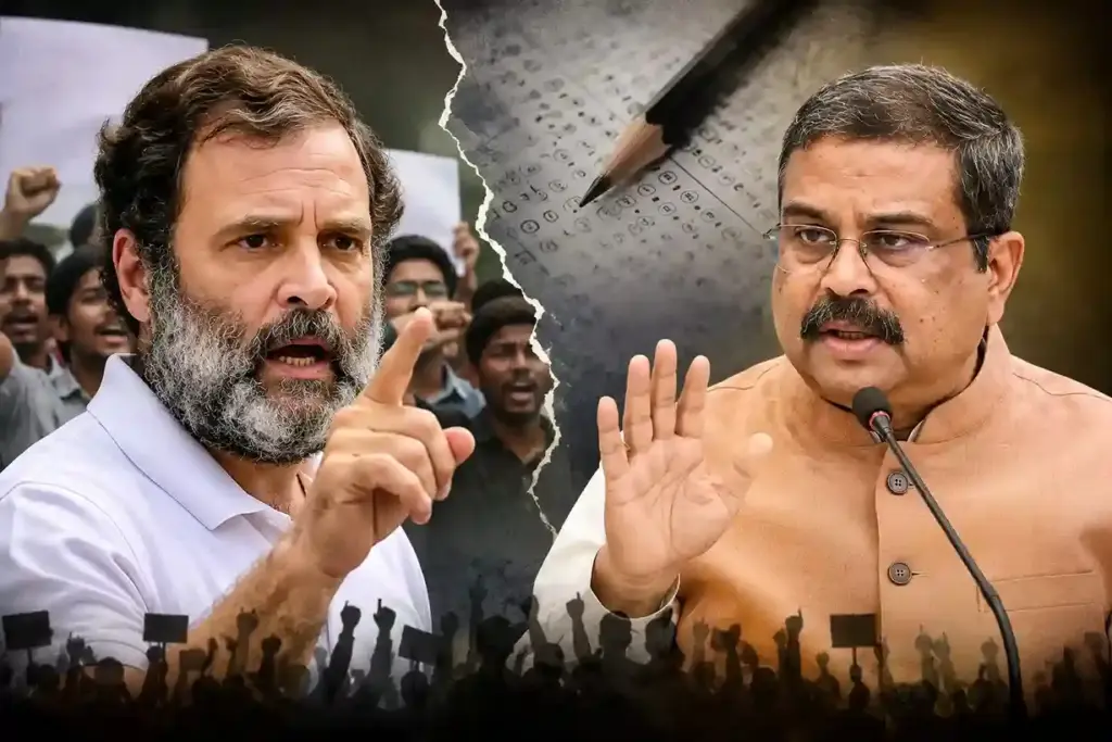 Rahul Gandhi NEET Controversy Protest રાહુલ ગાંધીના પ્રદર્શન વચ્ચે સરકારનું સ્પષ્ટીકરણ, NEET મુદ્દે સંસદમાં ચર્ચા કરવા તૈયાર, પણ રાજીનામુ