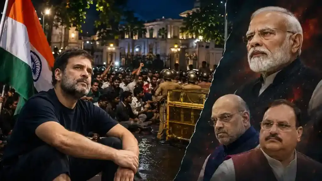 Rahul Gandhi Overnight Protest PM Residence PM આવાસ બહાર રાહુલ ગાંધીના આખી રાત ધામા? મોદી, શાહ અને ધર્મેન્દ્ર પ્રધાનના રાજીનામાની ઉગ્ર માંગથી રાજકારણ ગરમાયું!