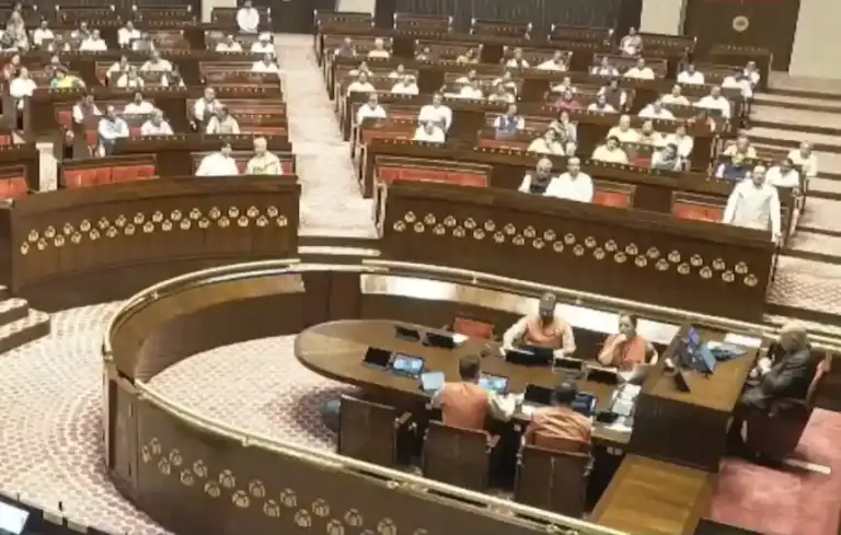 Rajya Sabha anti paper leak bill debate walkout  સંસદમાં હોબાળો, રાજ્યસભામાં એન્ટિપેપર લીક બિલ પર ચર્ચા અગાઉ જ વિપક્ષે કર્યું વૉકઆઉટ, કાર્યવાહી પર અસર.