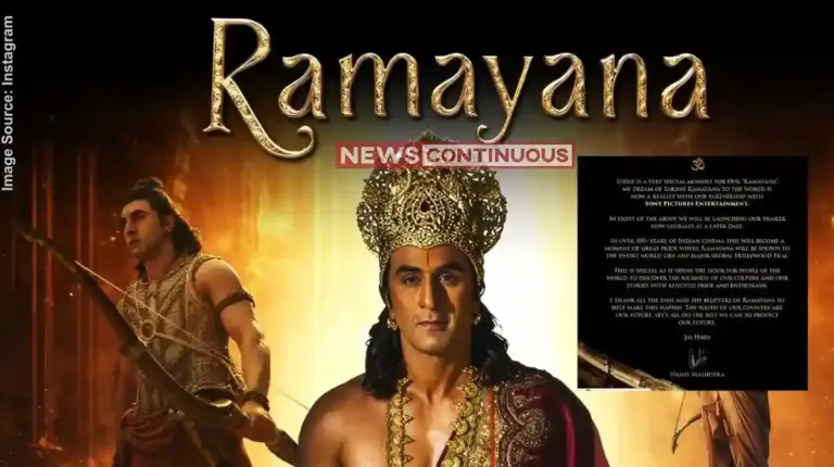 Ramayana Trailer Postponed Namit Malhotra  રામાયણનું ટ્રેલર થયું મોકૂફ પ્રોડ્યુસર નમિત મલ્હોત્રાએ કરી જાહેરાત, વિદ્યાર્થીઓના વિરોધ પ્રદર્શન વચ્ચે લીધો નિર્ણય?
