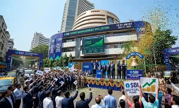 SBI Funds Management IPO Listing SBI ફંડ્સ મેનેજમેન્ટની ધમાકેદાર એન્ટ્રી, 7% પ્રીમિયમ સાથે શેરબજારમાં થયો લિસ્ટ, રોકાણકારોને શેરદીઠ આટલા રૂપિયાનો સીધો નફો!