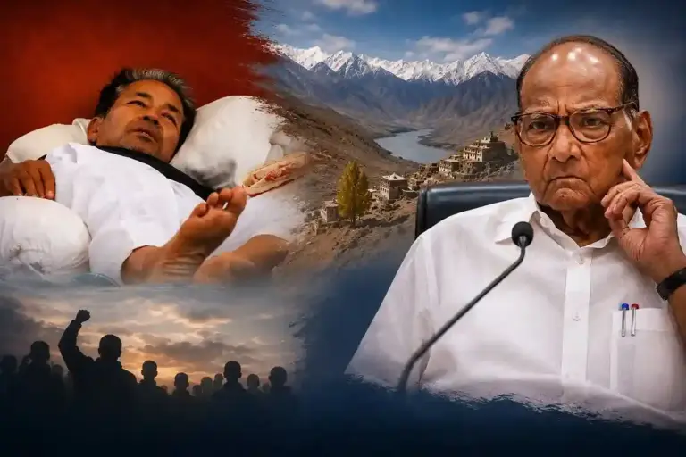 Sharad Pawar On Sonam Wangchuk  સોનમ વાંગચુકને હોસ્પિટલ ખસેડાતા શરદ પવારની પહેલી પ્રતિક્રિયા, કેન્દ્ર સરકારના વલણ પર ઉઠાવ્યા ગંભીર સવાલો, લોકશાહીના મૂલ્યો અંગે વ્યક્ત કરી ચિંતા