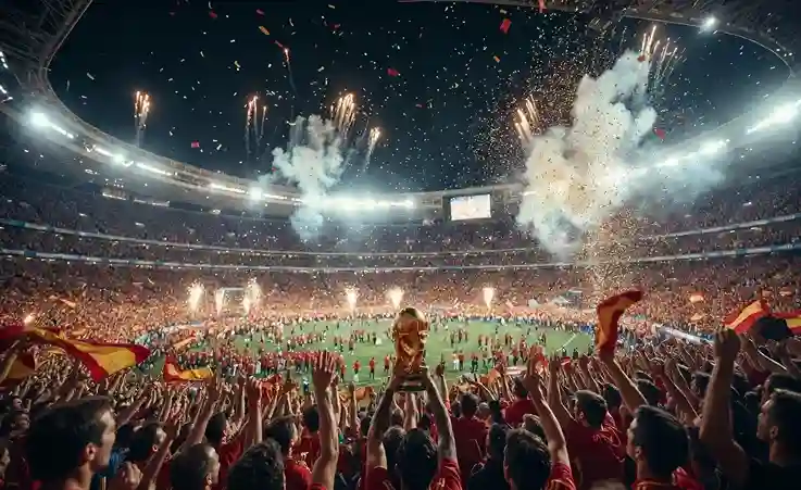 Spain wins Football World Cup after 16 years સ્પેને ૧૬ વર્ષ બાદ જીત્યો ફૂટબોલ વર્લ્ડ કપ, રોમાંચક મુકાબલામાં ઐતિહાસિક વિજય મેળવીને રચ્યો નવો ઇતિહાસ