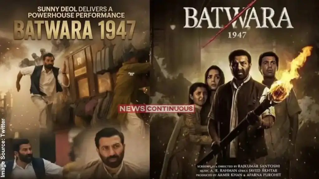 Sunny Deol's 'Batwara 1947' સની દેઓલની નવી પીરિયડ ડ્રામા ફિલ્મ 'બટવારા 1947'નો નવો લુક, ભગવાન કૃષ્ણના પોસ્ટર સાથે ધર્મ અને કર્મનો સંદેશ