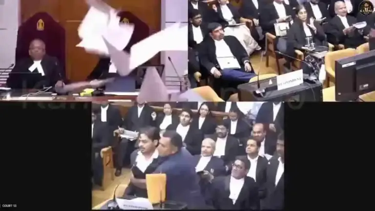 Supreme Court PaperThrowing Incident  સુપ્રીમ કોર્ટમાં કાગળ ફેંક્યા છતાં ન થઈ કોઈ કાર્યવાહી! સીજેઆઈએ કેમ લીધો આ મોટો નિર્ણય? જાણો