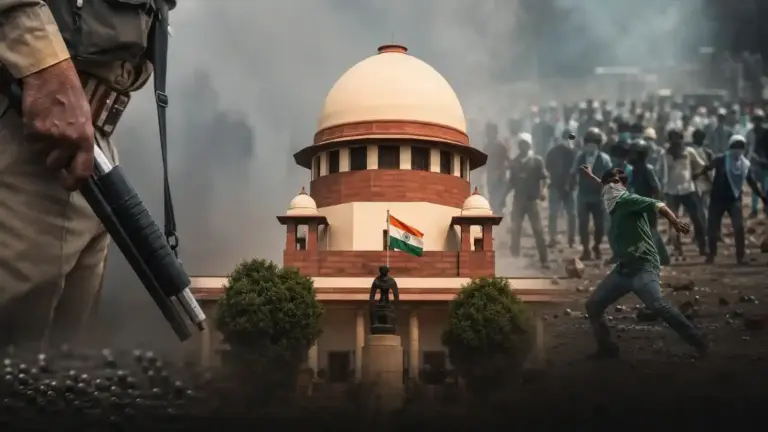 Supreme Court pellet gun notice  સુપ્રીમ કોર્ટમાં પેલેટ ગન પર સુનાવણી, હથિયારના ઉપયોગ પર પ્રતિબંધ મૂકવાની અરજી સંદર્ભે કેન્દ્રને નોટિસ. .