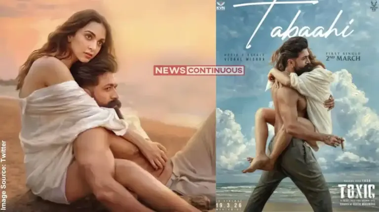 Toxic Song Tabaahi Trending  રોકિંગ સ્ટાર યશ અને કિયારા અડવાણીના ગીત 'તબાહી' એ મચાવી સાચી તબાહી ૨૪ કલાકમાં ૧૬ મિલિયન વ્યુઝ સાથે યૂટ્યૂબ પર નંબર ૧ ટ્રેન્ડિંગ