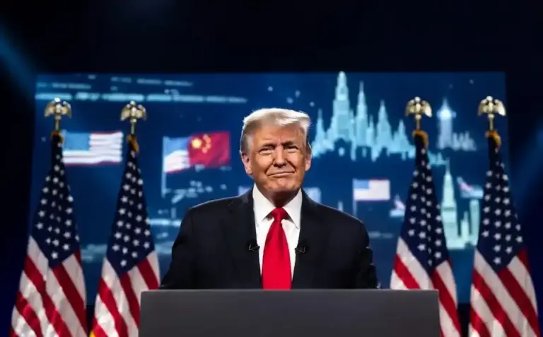 Trump Address China Hacking  ચૂંટણીમાં ચીની સાયબર હેકિંગનો ઘટસ્ફોટ ટ્રમ્પે રજૂ કર્યા ચોંકાવનારા પુરાવા, કહ્યું અમેરિકી સુરક્ષા સાથે ચેડાં!