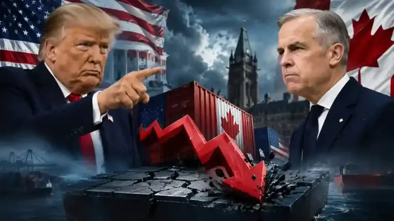 Trump Canada Tariff 100 Year Old Law  કેનેડા પર ટ્રમ્પનો પ્રહાર ૫૦ ટકા વધારાનો ટેરિફ ઝીંકી ૧૦૦ વર્ષ જૂનો કાયદો લાગુ કર્યો, વૈશ્વિક વેપાર યુદ્ધ તીવ્ર બન્યું