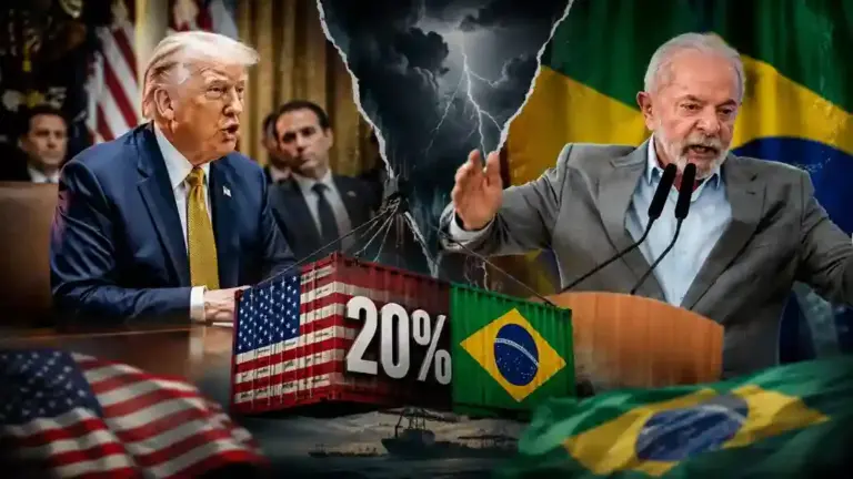 Trump's 20% Tariff  વૈશ્વિક વ્યાપારમાં નવા જંગના એંધાણ! ટ્રમ્પને બ્રાઝિલના રાષ્ટ્રપ્રમુખની સીધી ચેતવણી— "તમારી પાસે કોઈ અધિકાર નથી!"