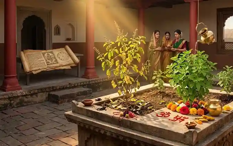 Tulsi Plant Vastu Signals  તુલસીનો છોડ આપે છે ભવિષ્યની મુશ્કેલીઓના સંકેત, આ બદલાવ દેખાય તો થઈ જાઓ સાવધ..