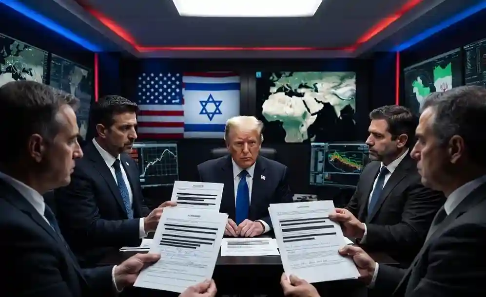US Iran Israel Intel  અમેરિકા અને ઈરાન વચ્ચે યુદ્ધ ભડકાવવાનું ઈઝરાયેલનું મોટું ષડયંત્ર? ડોનાલ્ડ ટ્રમ્પને ઈરાન પર હુમલો કરવા મનાવવા 'કિલ પ્લોટ' ની ગુપ્ત માહિતીનો કર્યો ઉપયોગ