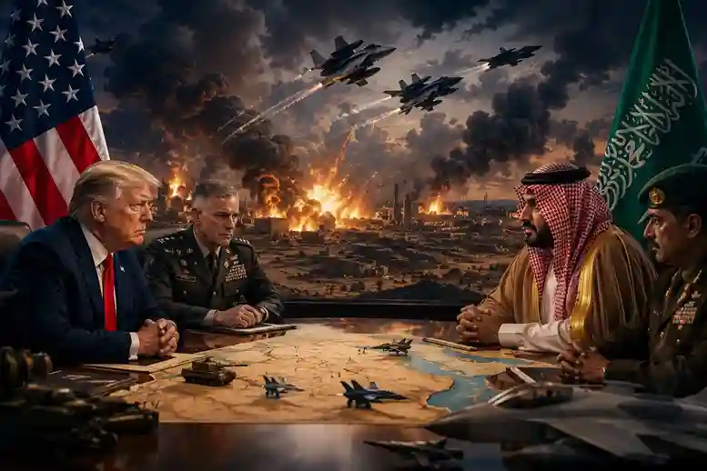 US Saudi Iraq Bombing  મિડલ ઈસ્ટમાં સ્થિતિ બેકાબૂ અમેરિકા પછી હવે સાઉદીએ ઈરાક પર કરી એર સ્ટ્રાઇક, ત્રીજા વિશ્વ યુદ્ધના એંધાણ!