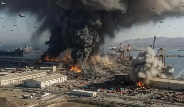 US Strike on Chabahar Infrastructure  અમેરિકાના ત્રણ પ્રહાર, ધરાશાયી થયો ચાબહારનો આઈકોનિક ટાવર, ભારતના રોકાણ પર સંકટ!