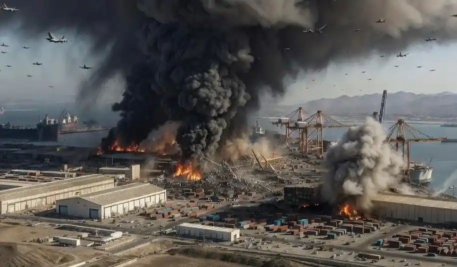 US Strike on Chabahar Infrastructure અમેરિકાના ત્રણ પ્રહાર, ધરાશાયી થયો ચાબહારનો આઈકોનિક ટાવર, ભારતના રોકાણ પર સંકટ!