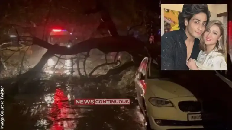 Urvashi Dholakia Son Car Accident  મુંબઈમાં ભારે વરસાદ વચ્ચે ઉર્વશી ધોળકિયાના પુત્રની કાર પર પડ્યું ઝાડ, મોટી દુર્ઘટના ટળી
