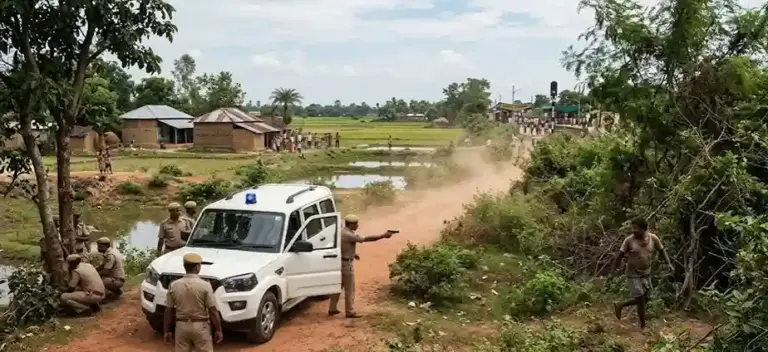 West Bengal Baruipur police encounter  પ. બંગાળમાં પોલીસ કસ્ટડીમાંથી ભાગવા જતાં રેપમર્ડરના આરોપીનું એન્કાઉન્ટર, માનવાધિકાર સંગઠનોએ ઉઠાવ્યા સવાલ