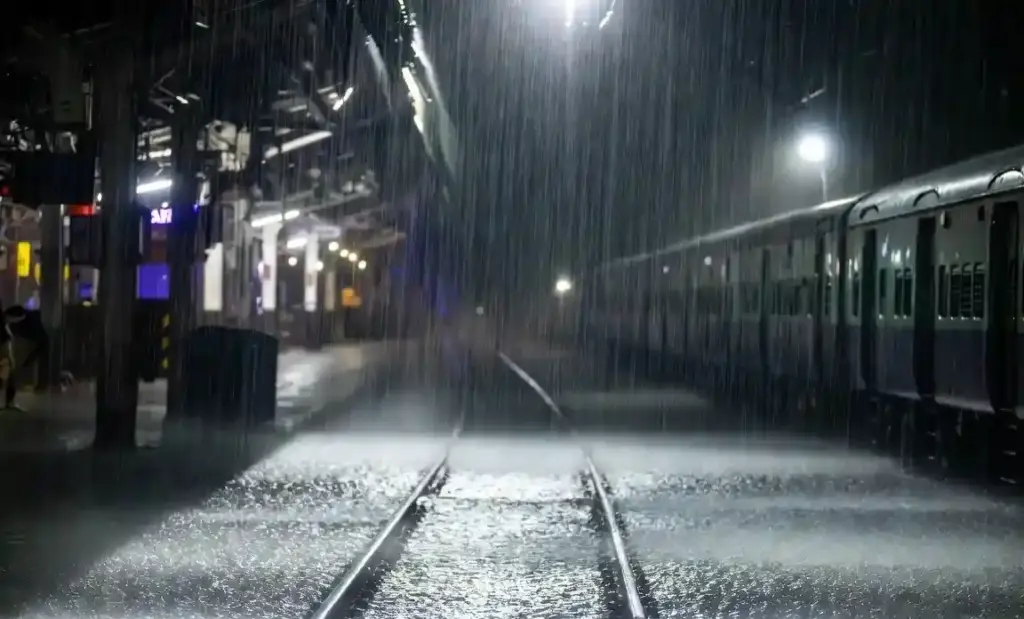 Western Railway Train Cancellations અનરાધાર વરસાદથી મુંબઈગુજરાત રેલવે સેવાઓ ખોરવાઈ, ટ્રેક પર પાણી ભરાતા ટ્રેન વ્યવહાર પર માઠી અસર