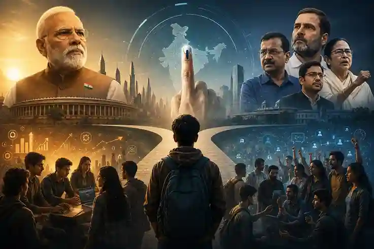 2027 Political Game Changer Gen Z  ૨૦૨૭ માં મોદી સરકાર, વિપક્ષ અને 'GenZ'... દેશના રાજકારણની રમતમાં કોણ સાબિત થશે 'ગેમ ચેન્જર'?