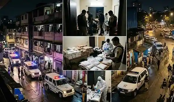 ATS Seizes Methamphetamine  મુંબઈમાં મહારાષ્ટ્ર ATSનો સપાટો ₹૯.૪૦ કરોડનું મેથાંફેટામાઈન ડ્રગ્સ જપ્ત, ઉત્તર પ્રદેશ સુધી તાર જોડાયા