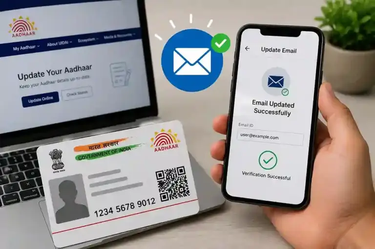 Aadhaar Email Update  તમારા આધાર કાર્ડમાં ઈમેઈલ અપડેટ બાકી છે? સરકારની આ ફ્રી સર્વિસનો લાભ ઉઠાવવાની શાનદાર તક