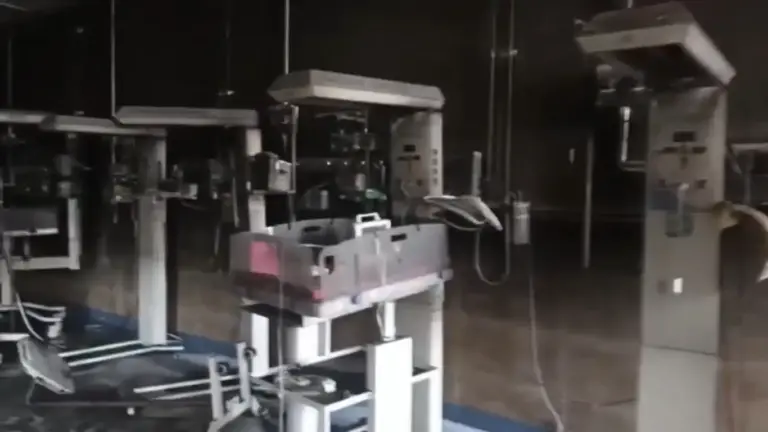 Amravati hospital fire  અમરાવતીની હોસ્પિટલમાં વેન્ટિલેટર ફાટવાથી ભીષણ આગ, 3 બાળકો ભભૂકતી આગનો ભોગ બન્યા