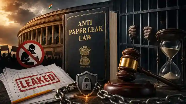 Anti Paper Leak Bill Passed 10 Year Jail  મોડી રાત્રે એન્ટી પેપર લીક બિલ બન્યો દેશનો કાયદો, હવે ૧૦ વર્ષની જેલ અને ૧૦ કરોડ સુધીનો થશે આકરો દંડ