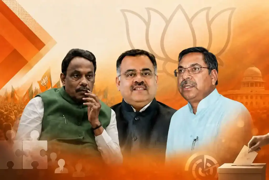 BJP assembly polls strategy ચૂંટણી પહેલા ભાજપનું એક્શન પ્લાન વિવિધ રાજ્યો માટે સહપ્રભારીઓની નિમણૂક કરીને રણનીતિ મજબૂત બનાવી