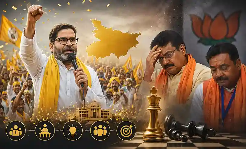 Bankipur ByElection Result 2026 બાંકીપુરમાં ભાજપનો ગઢ કેવી રીતે ધરાશાયી થયો? પ્રશાંત કિશોરની ઐતિહાસિક જીત પાછળના 5 મોટા કારણો