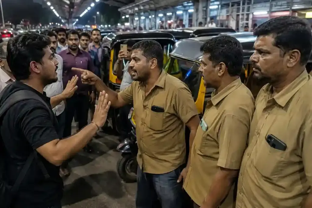 Borivali Auto Driver Dadagiri Video બોરીવલીમાં કેબ ડ્રાઈવરો પર કેમ ભડક્યા રિક્ષાવાળા? પેસેન્જર બેસાડવા મુદ્દે સ્ટેશન બહાર મોટો હોબાળો, વાંચો પૂરી ઘટના