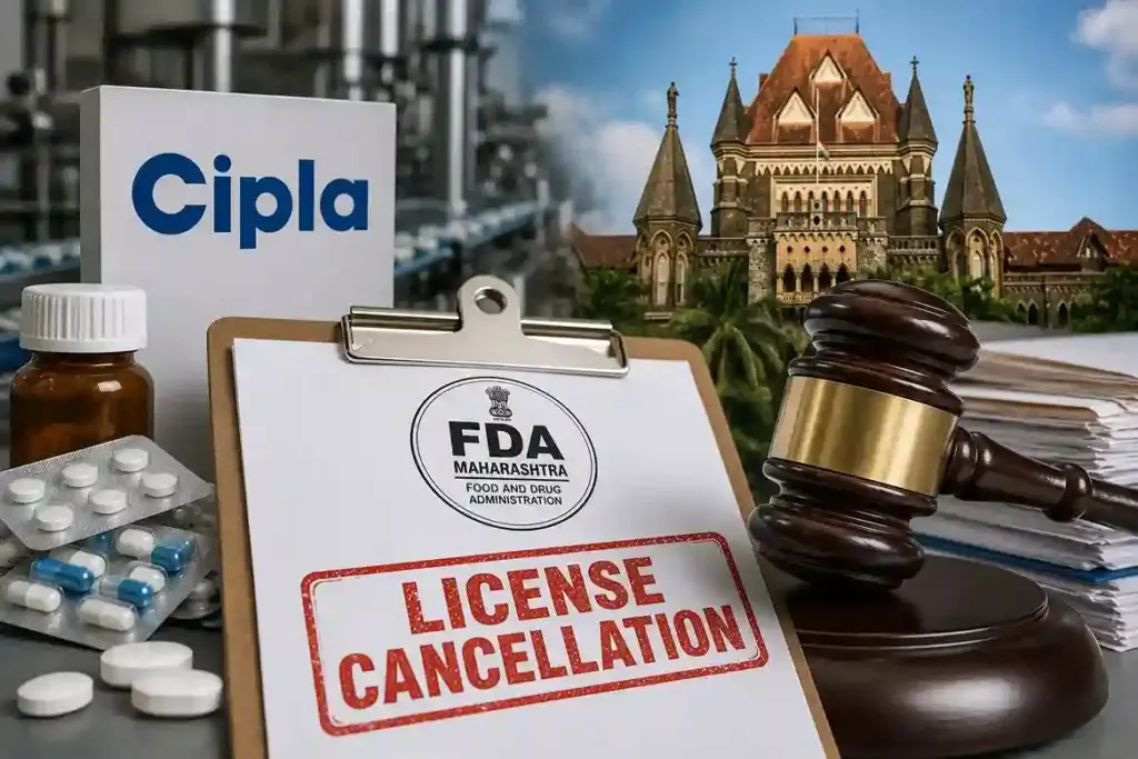 Cipla Pharma License Row હાઈકોર્ટની લપડાક બાદ FDA બેકફૂટ પર સિપ્લા ફાર્માનું લાયસન્સ રદ્દીકરણનો આદેશ પાછો ખેંચવો પડ્યો