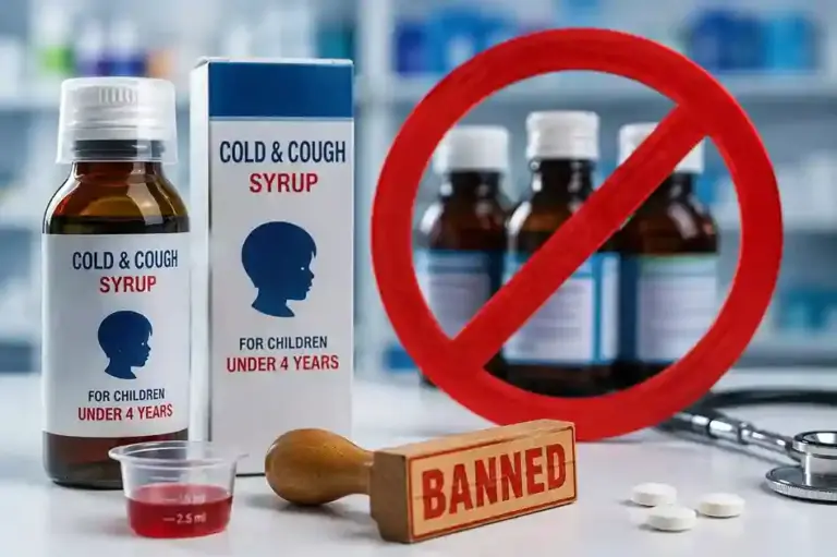 Cough Syrup Ban India  કેન્દ્ર સરકારનો મોટો નિર્ણય, ૪ વર્ષથી ઓછી ઉંમરના બાળકોને નહીં આપવામાં આવે શરદીખાંસીની આ દવા; જાણો કારણ