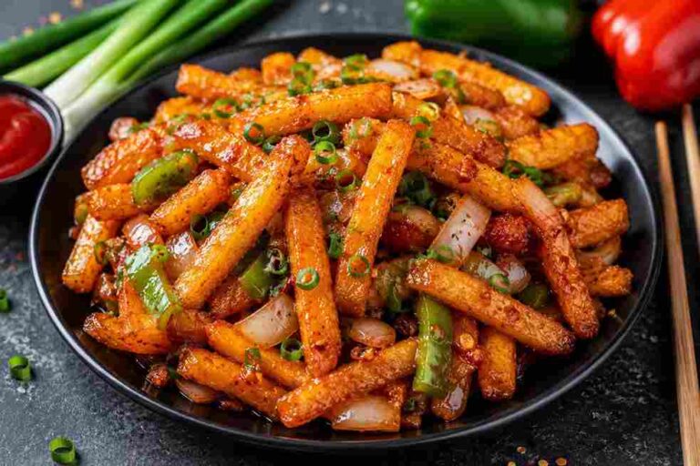 Crispy Chilli Potato Recipe  ઘરે જ બનાવો રેસ્ટોરન્ટ જેવા ક્રિસ્પી અને ચટપટા ચિલી પોટેટો જાણો મિનિટોમાં તૈયાર થતી ટેસ્ટી રેસિપી