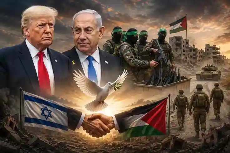 Donald Trump Gaza Deal ગાઝા યુદ્ધનો અંત નજીક? હમાસ હથિયાર સમર્પણ કરવા રાજી, ડોનાલ્ડ ટ્રમ્પે કરી ઇઝરાયલી સેનાની વાપસીની જાહેરાત