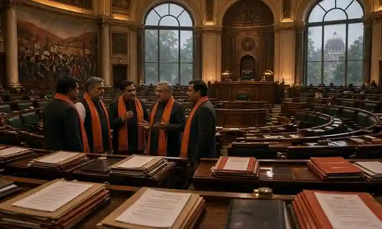 FCRA and Delimitation Bills in Limbo ચોમાસુ સત્રના અંતે હાઈવોલ્ટેજ ડ્રામા.. ઝારખંડમાં લાઠીચાર્જ મુદ્દે સંસદમાં ભાજપને મળી નવી સંજીવની