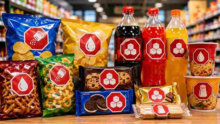 FSSAI Red Warning Label  પેકેટ પર 'લાલ નિશાન' એટલે ખતરાની ઘંટી! સુપ્રીમ કોર્ટના આદેશ બાદ ફૂડ પેકેજિંગના નિયમો બદલાયા