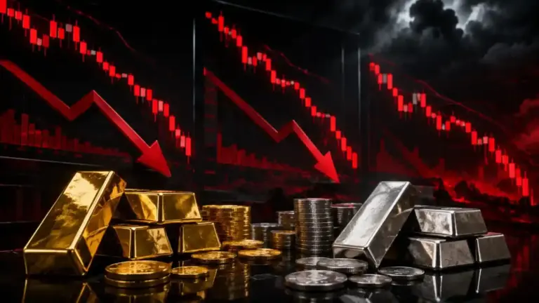 Gold Silver Price Crash  બુલિયન માર્કેટમાં ધબડકો સોનામાં Rs ૩,૩૦૦ અને ચાંદીમાં Rs ૫,૦૦૦નો કડાકો, ચેક કરો આજના લેટેસ્ટ રેટ