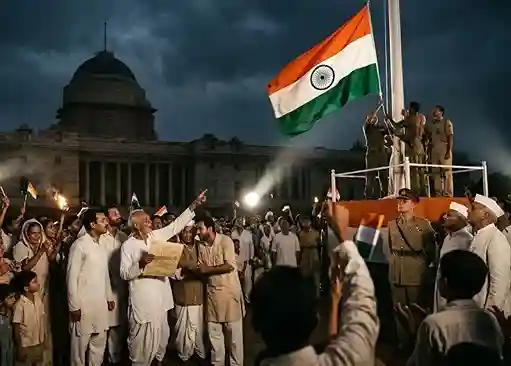 India Independence at Midnight - Why Freedom Came at 12 AM on 15 August 1947 Linked to Astrology and Mountbatten