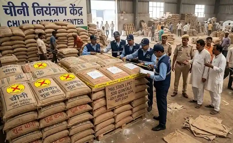 India Tightens Sugar Stock Limits તહેવારોમાં ખાંડ થશે સસ્તી? ભાવ વધારો રોકવા કેન્દ્ર સરકારે લીધો આ મોટો નિર્ણય!