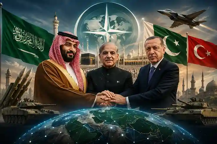 Islamic NATO Announcement મક્કામાં રચાયું 'ઈસ્લામિક નાટો', પાકિસ્તાનનું પરમાણુ કવચ હવે આ દેશોને પણ મળશે! ત્રણ મુસ્લિમ દેશોની 'ત્રિપુટી' એ સહી કર્યા દસ્તાવેજ!