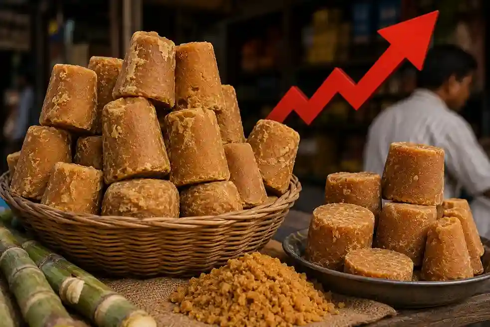 Jaggery Price Hike ખાંડ બાદ હવે ગોળના ભાવમાં પણ મોટો ભડકો ૮૦ થી ૯૦ પ્રતિ કિલોએ પહોંચ્યા ભાવ, જાણો અચાનક ભાવવધારા પાછળના મુખ્ય કારણો